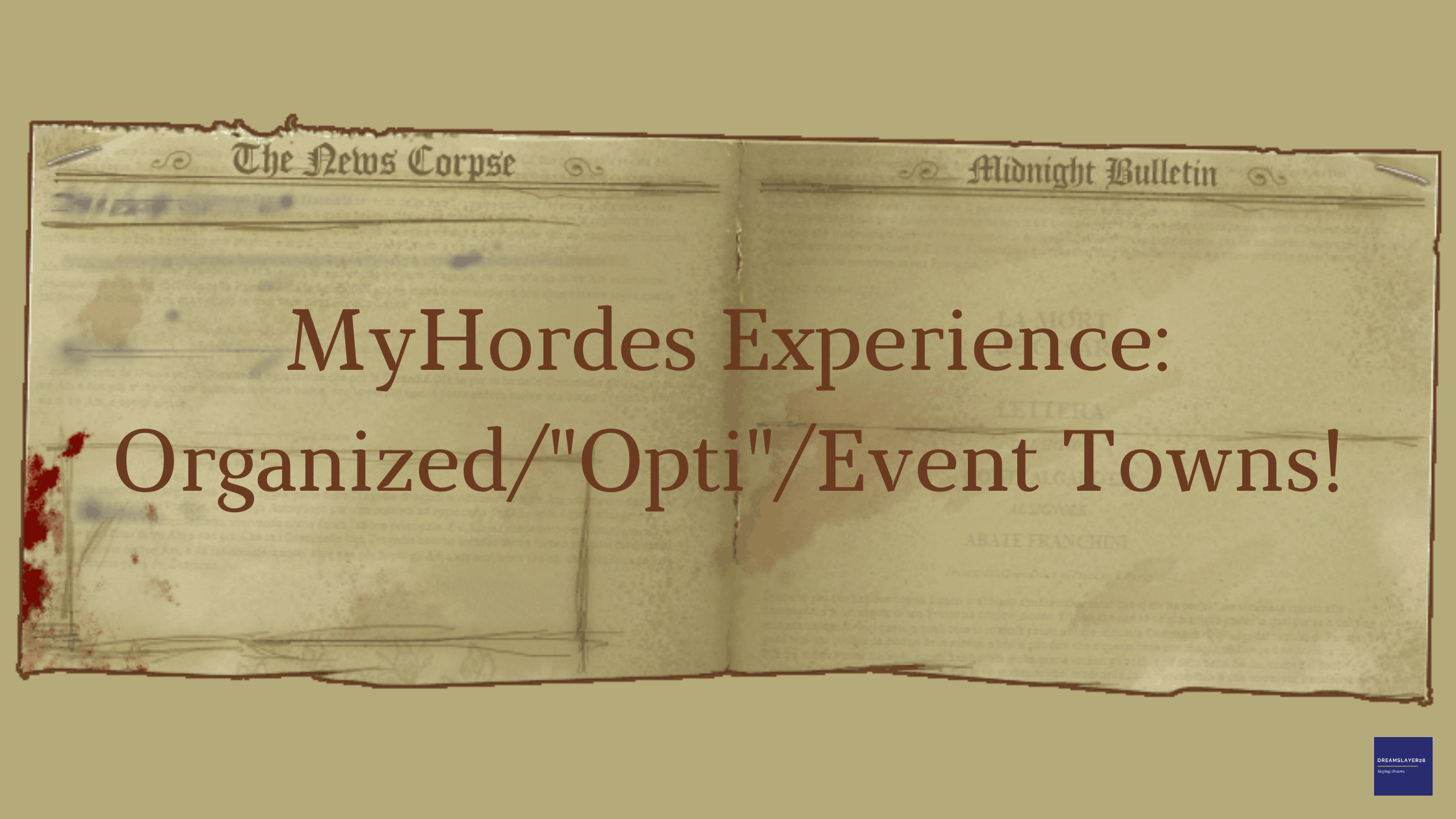myhordes experience